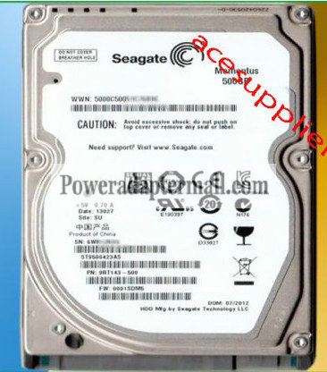 Seagate ST9500423AS 2.5"SATA 500GB 7200RPM 16M 9.5MM Hard Drive - Click Image to Close